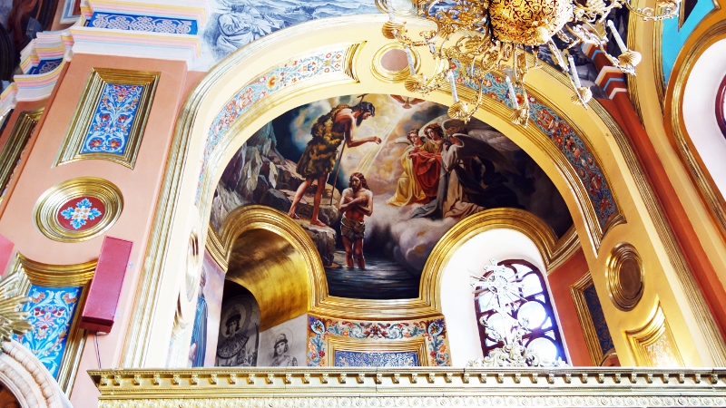 Библейские сюжеты в Казанском соборе, фото: http://prospekt-desires.ru/
