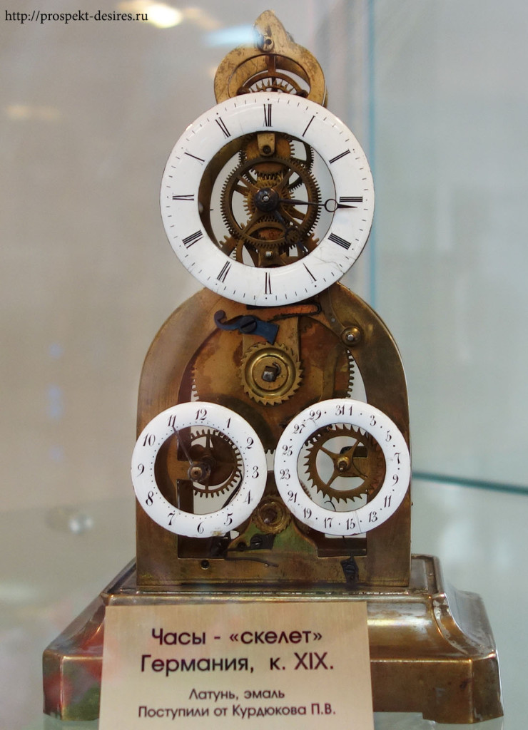 Часы "Скелет", Германия, 19 век
