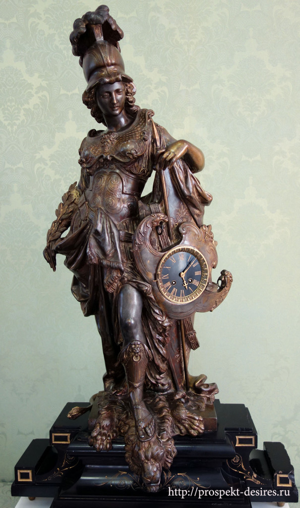 Часы "Афина", начало 19 века, Франция