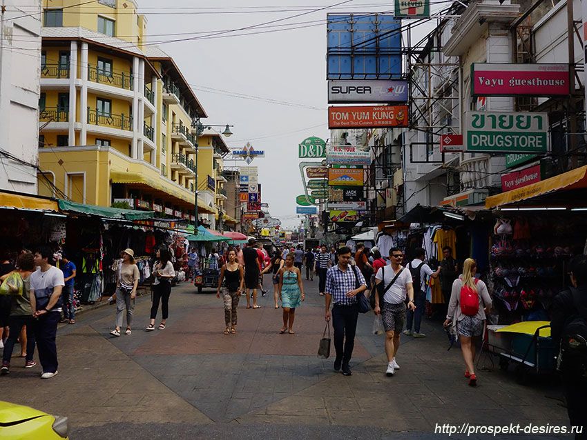 Коасан роуд - главная туристическая улица Бангкока