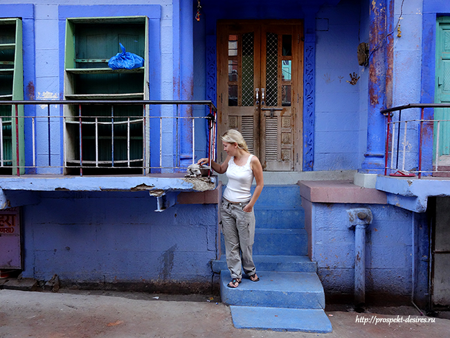 голубой джодхпур индия