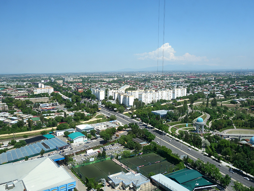 Вид на Ташкент с Телебашни